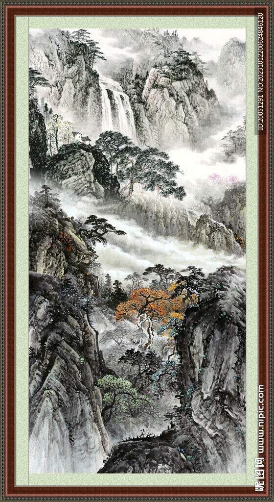 中堂畫國(guó)畫 