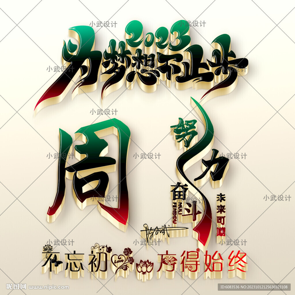 3D姓氏頭像