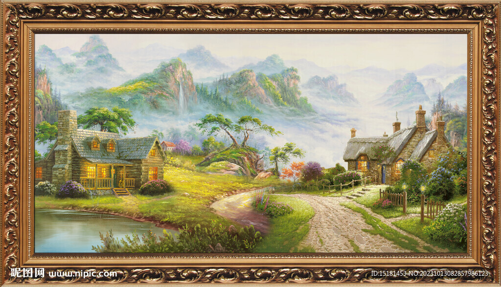 油畫風景