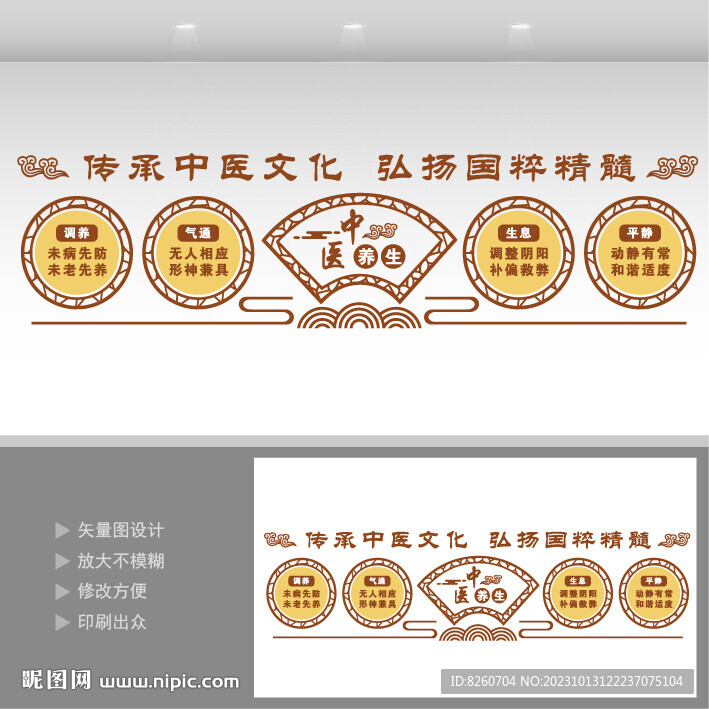 中醫養生中醫養生文化墻