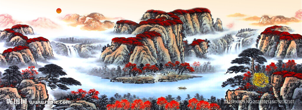 鴻運當頭國畫
