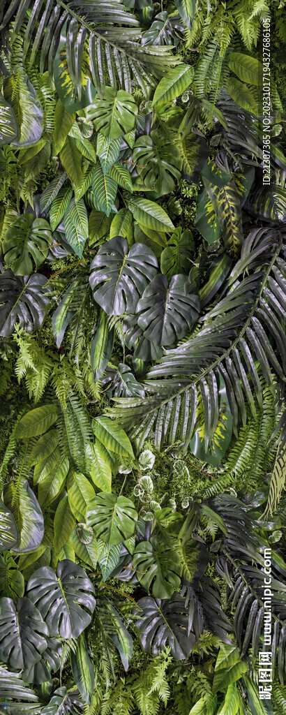 綠植綠色背景