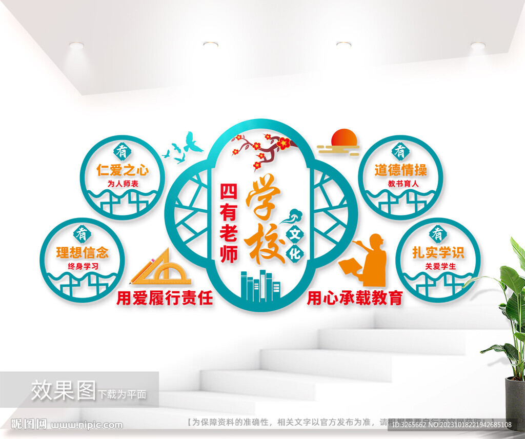 學校四有好老師文化墻