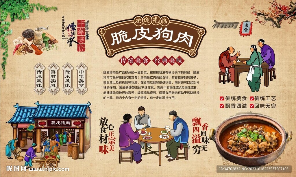 脆皮狗肉