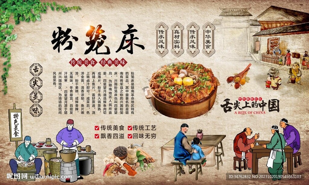 粉籠床 