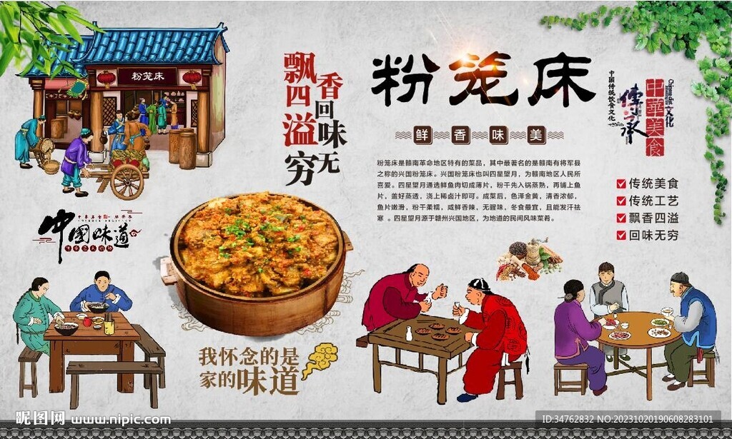 粉籠床 