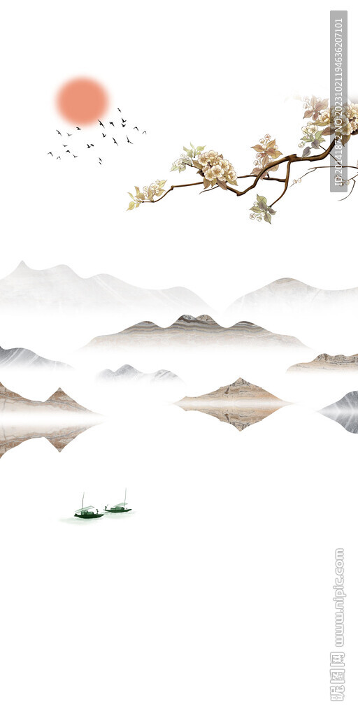 新中式玄關(guān)背景墻