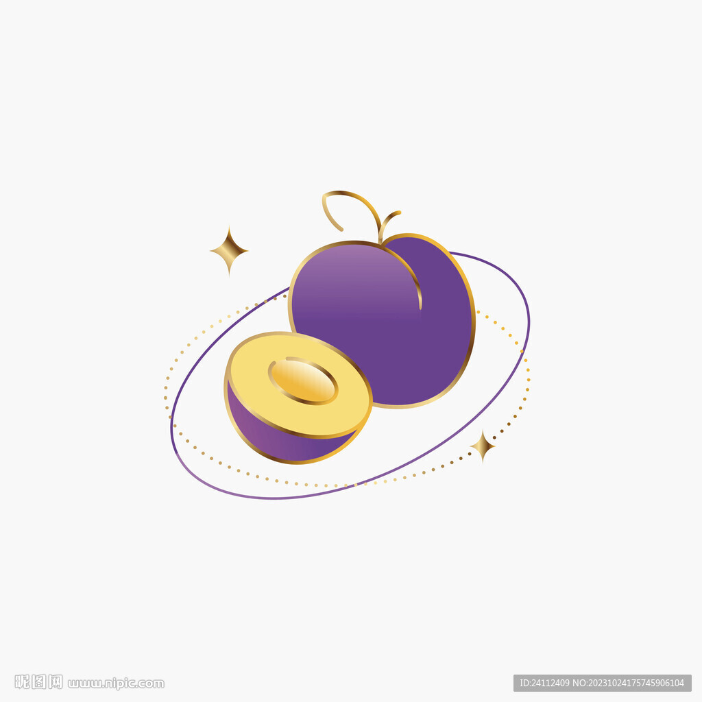 插畫(huà)西梅
