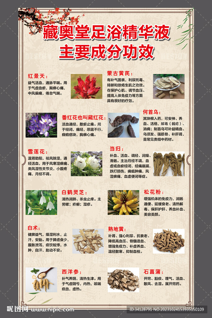 足浴液海報