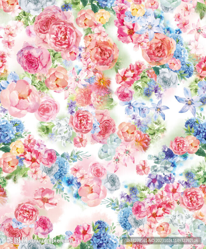 油彩花