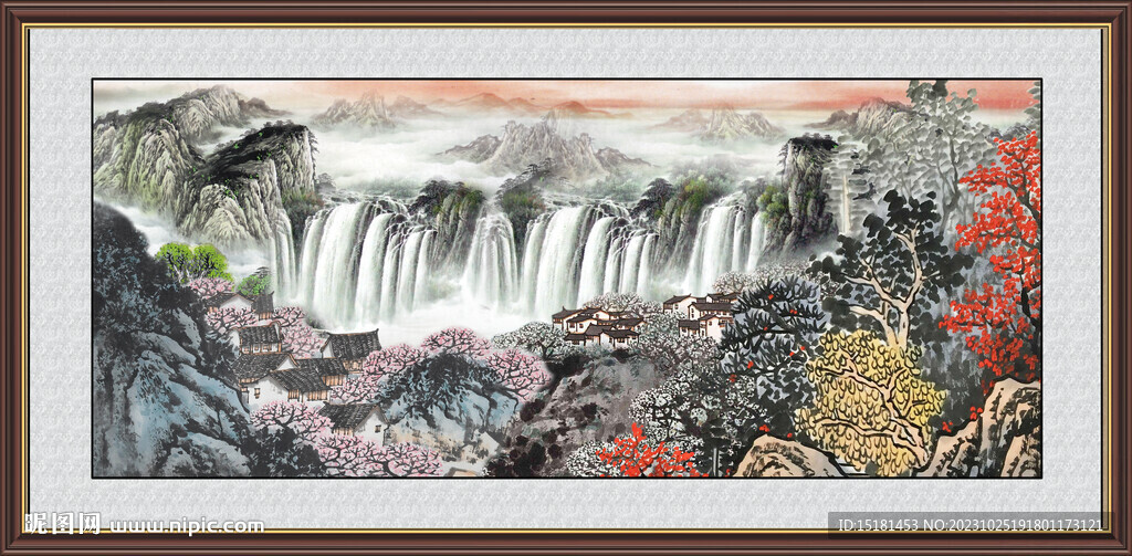 國畫山水畫 