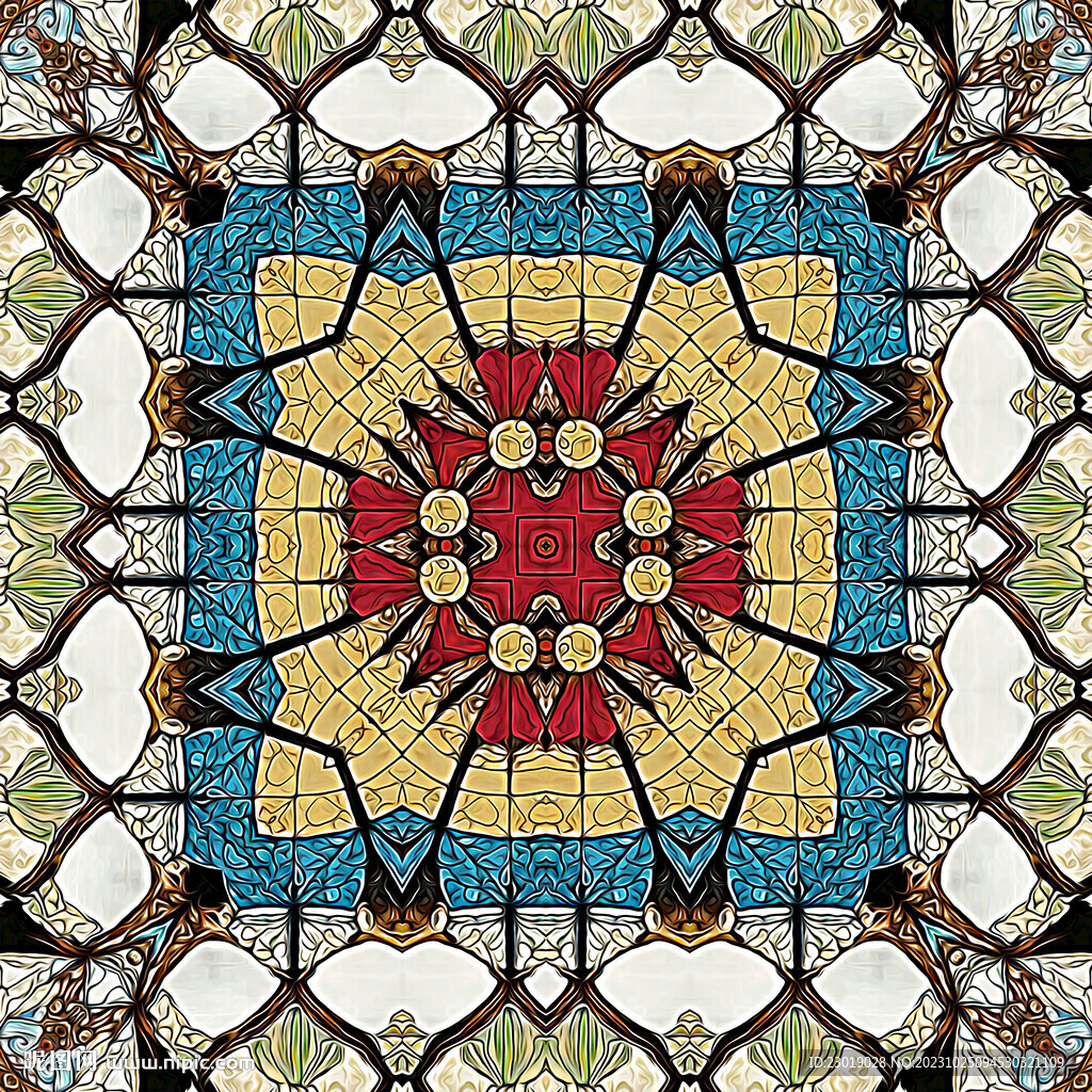 波斯地毯花纹图案