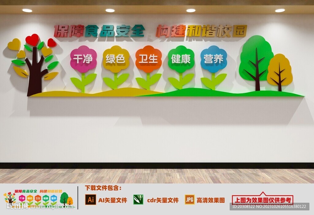 校園食品安全文化墻