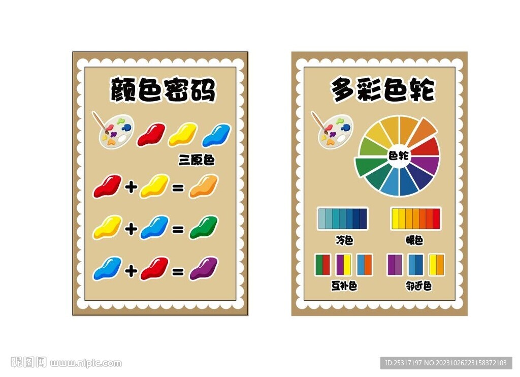 顏色密碼環創裝飾