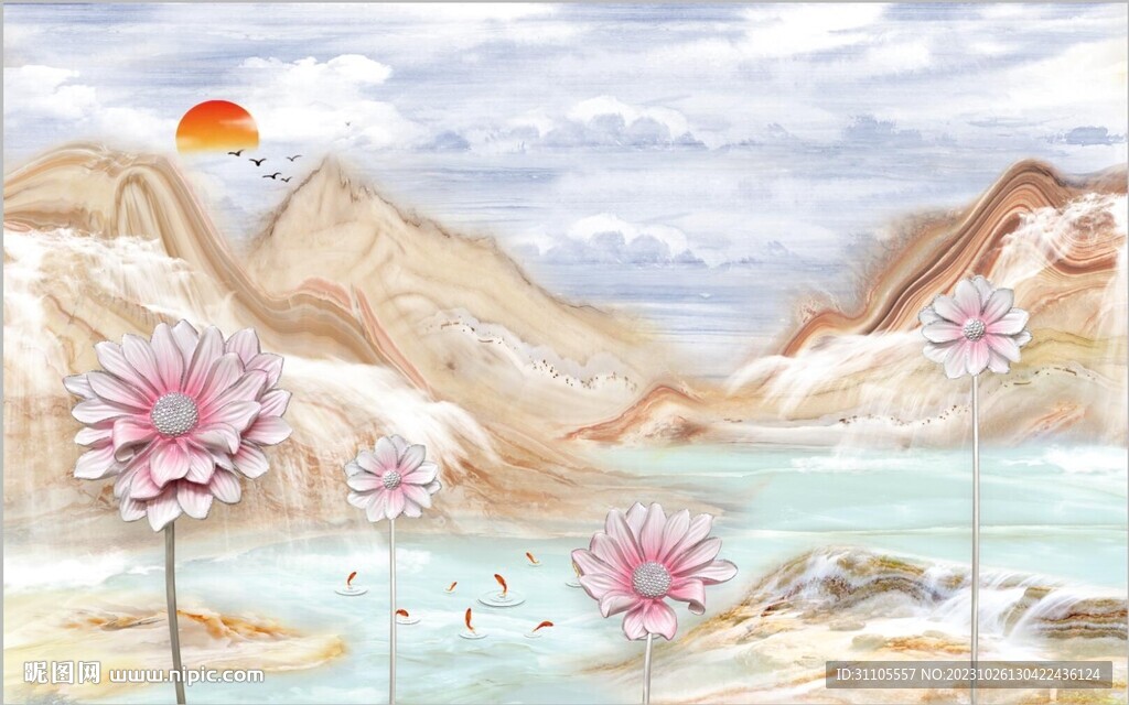 簡(jiǎn)約背景墻 