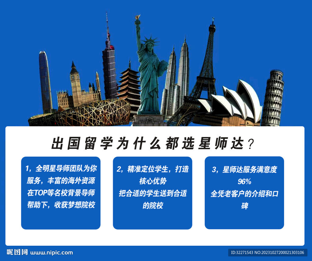 出國留學海報