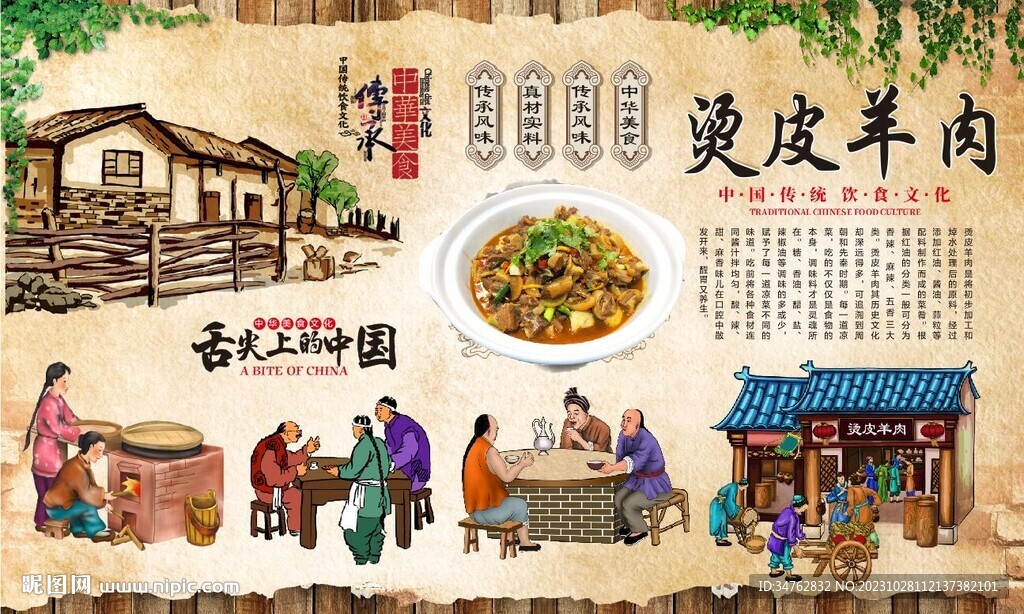 燙皮羊肉