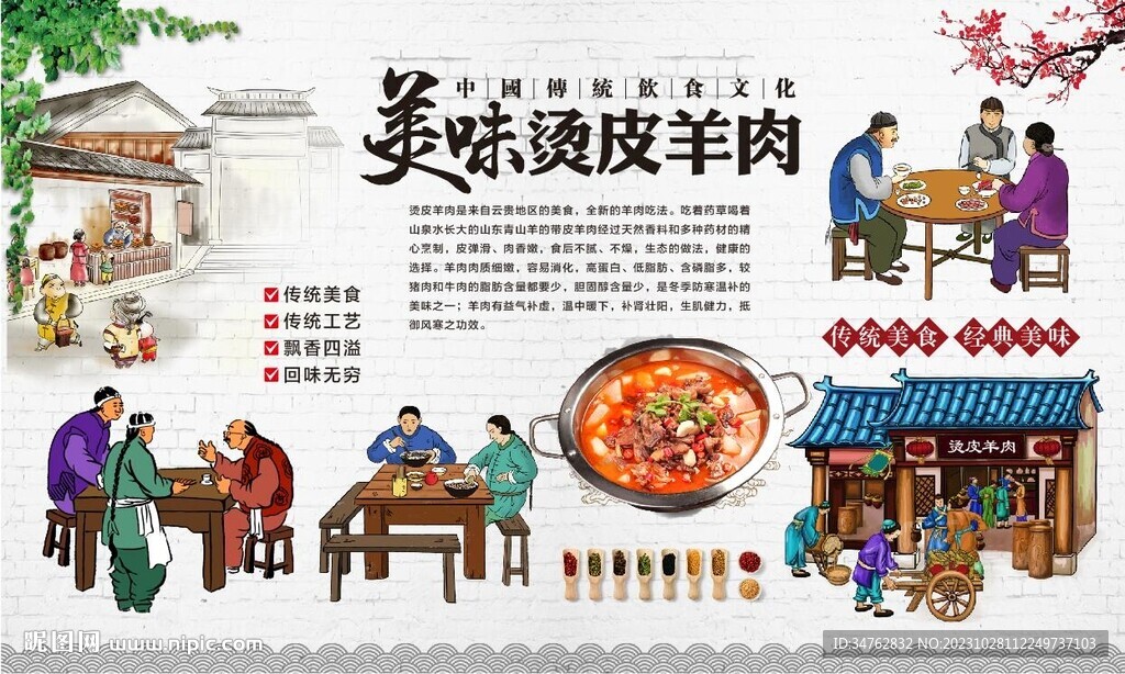 燙皮羊肉