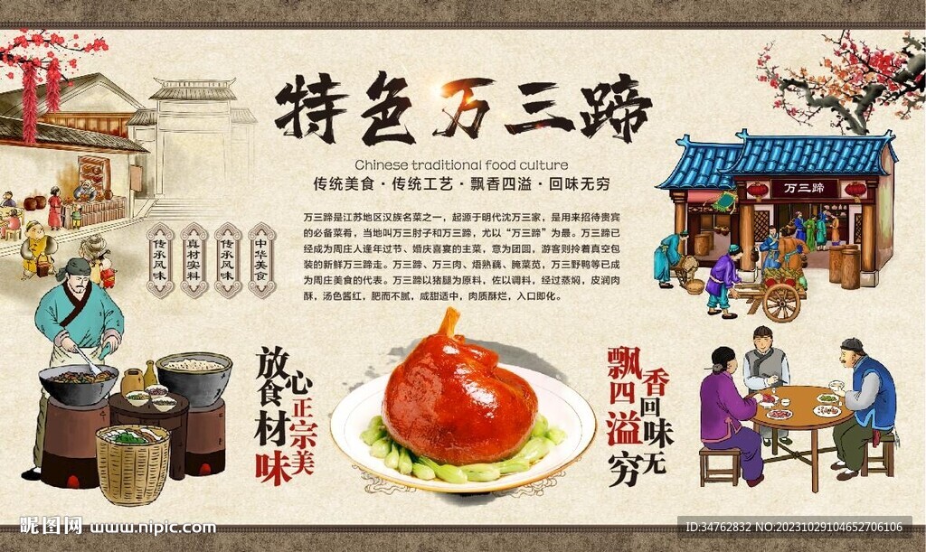 萬三蹄 