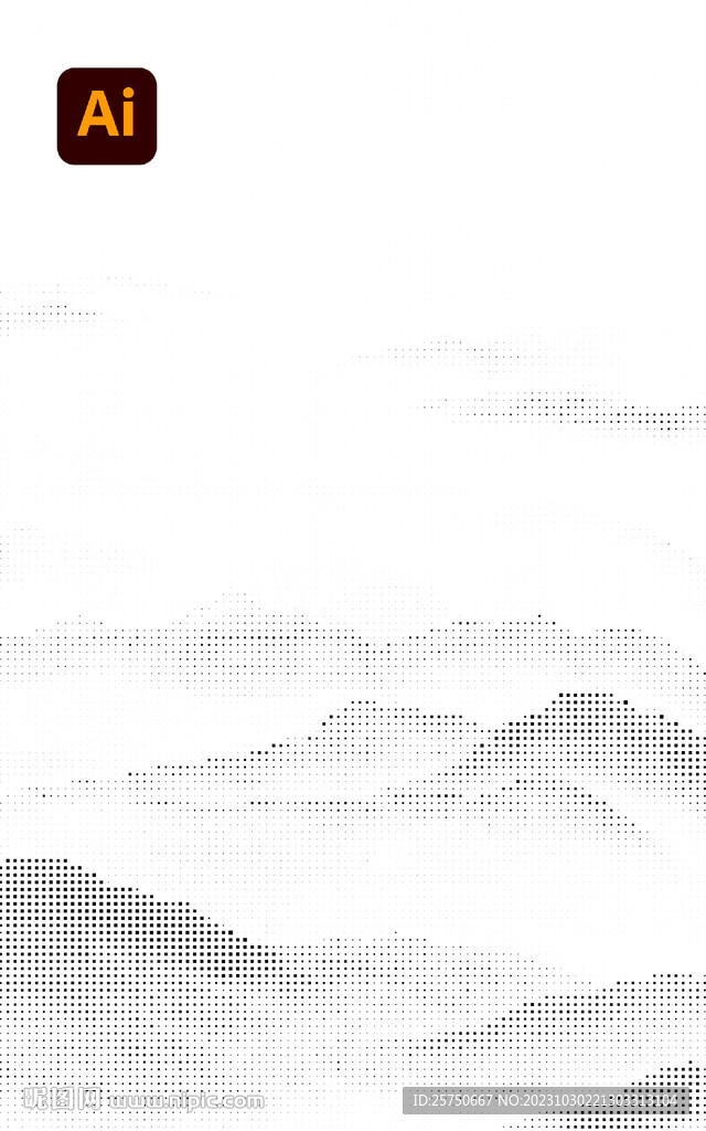 點狀山