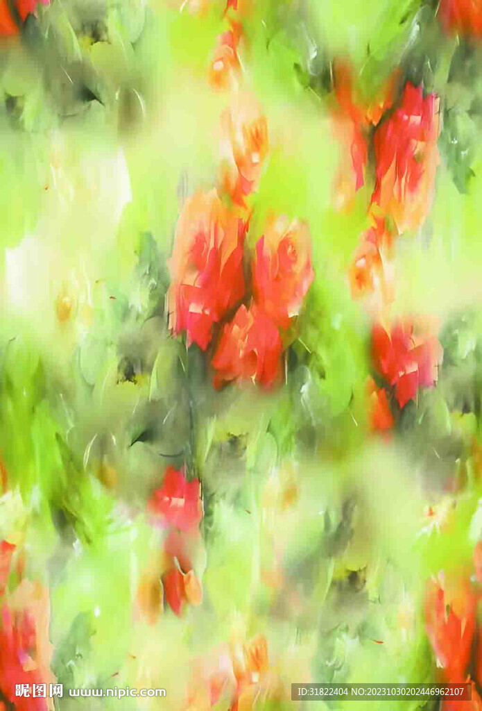 扎染亂花