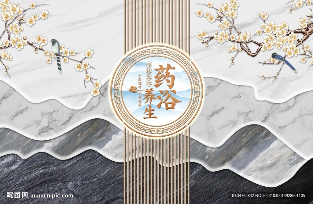 中醫藥浴養生背景