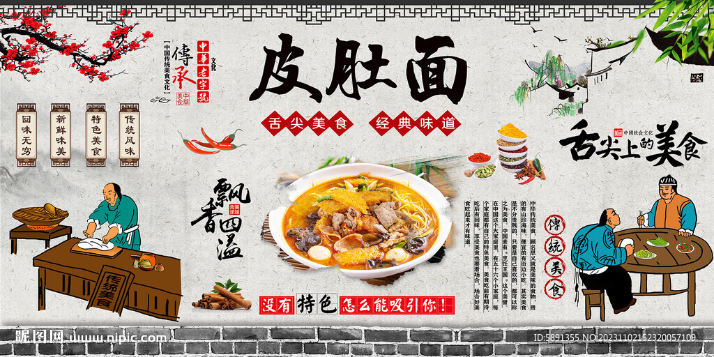 皮肚面