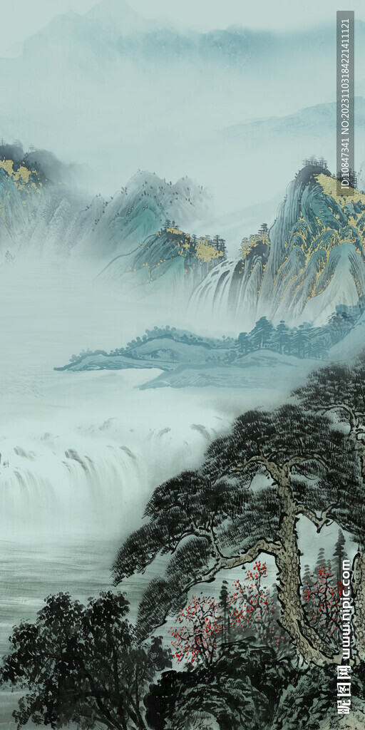 現(xiàn)代 中式意境玄關(guān) TIF分層
