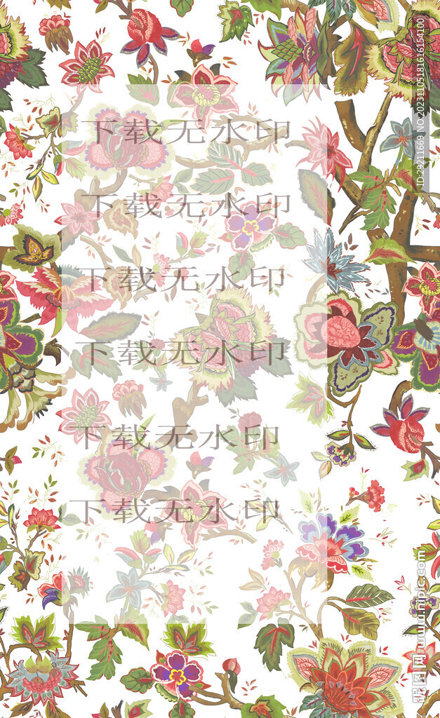 大牌手繪花