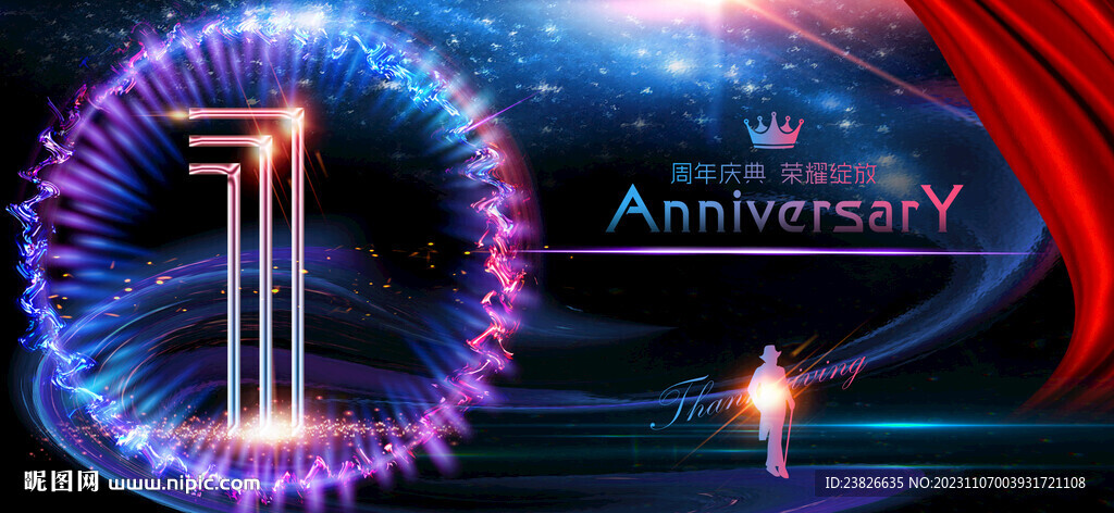 1周年