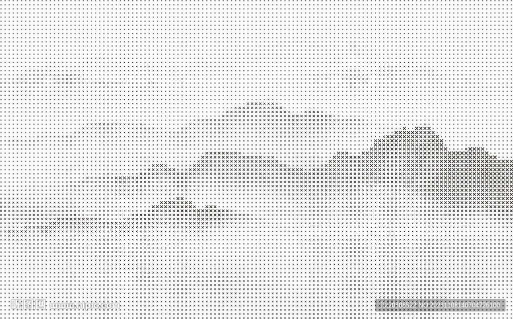 x形點(diǎn)狀山水激光鏤空