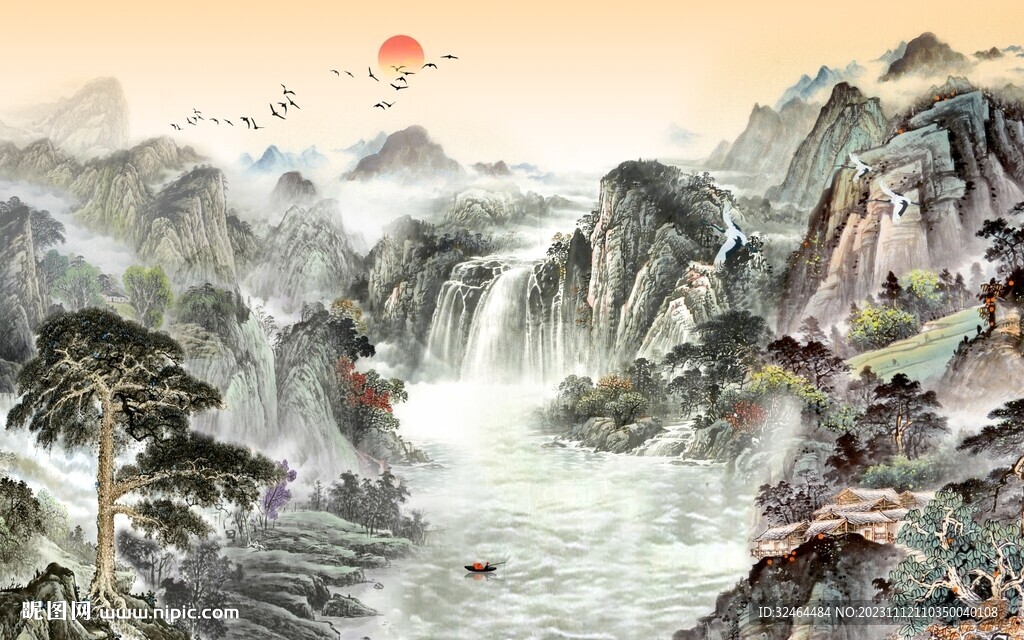 中式山水畫