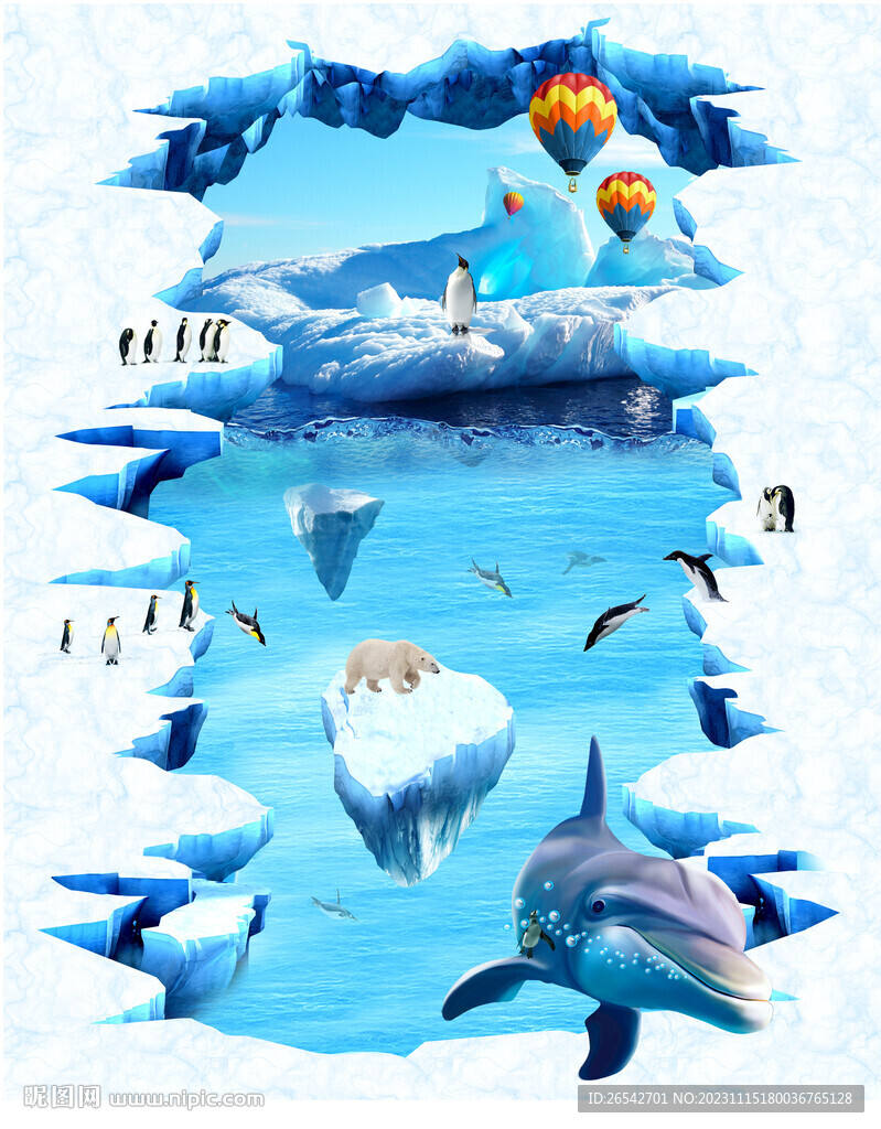 冰雪地畫
