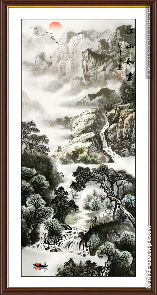 玄關(guān)國畫