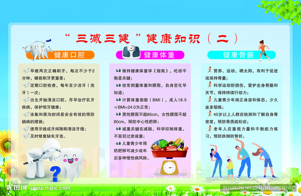 三減三健
