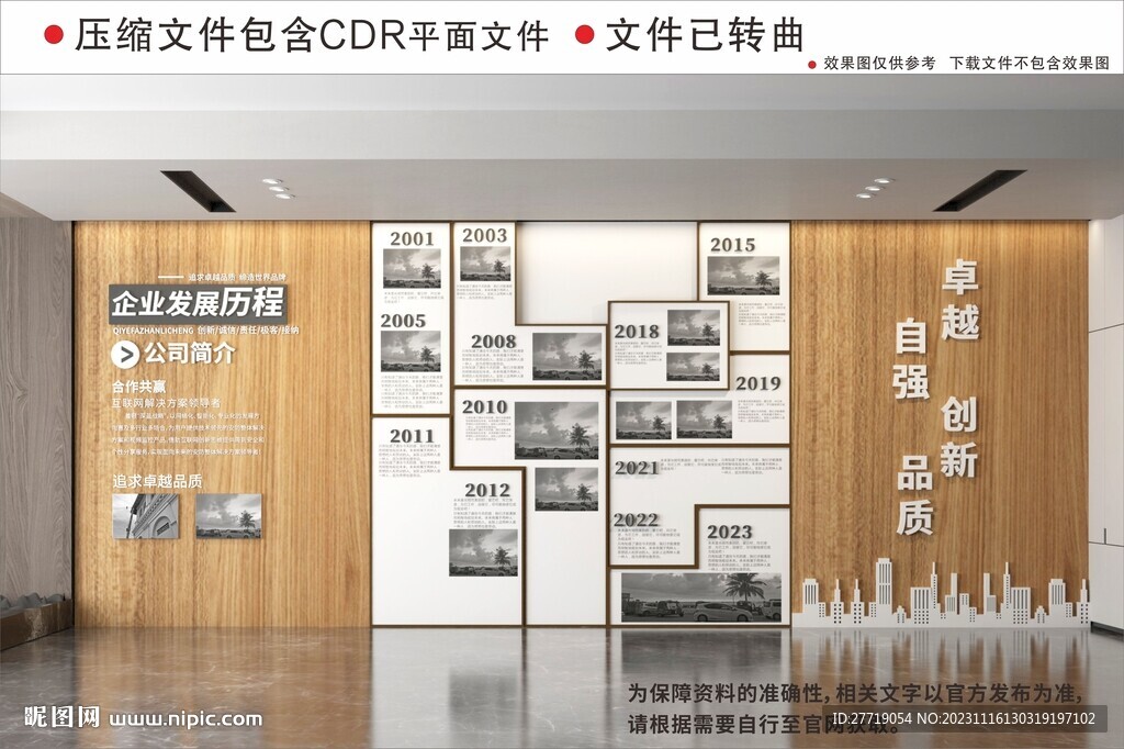 企業(yè)發(fā)展歷程榮譽文化墻