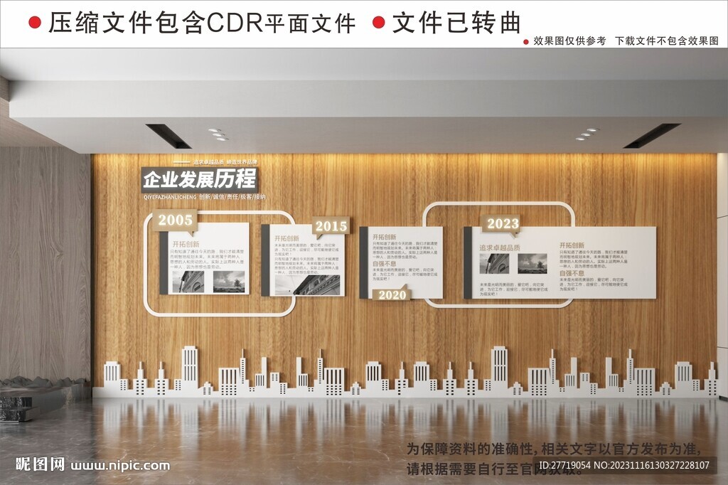 新中式企業(yè)發(fā)展歷程文化墻