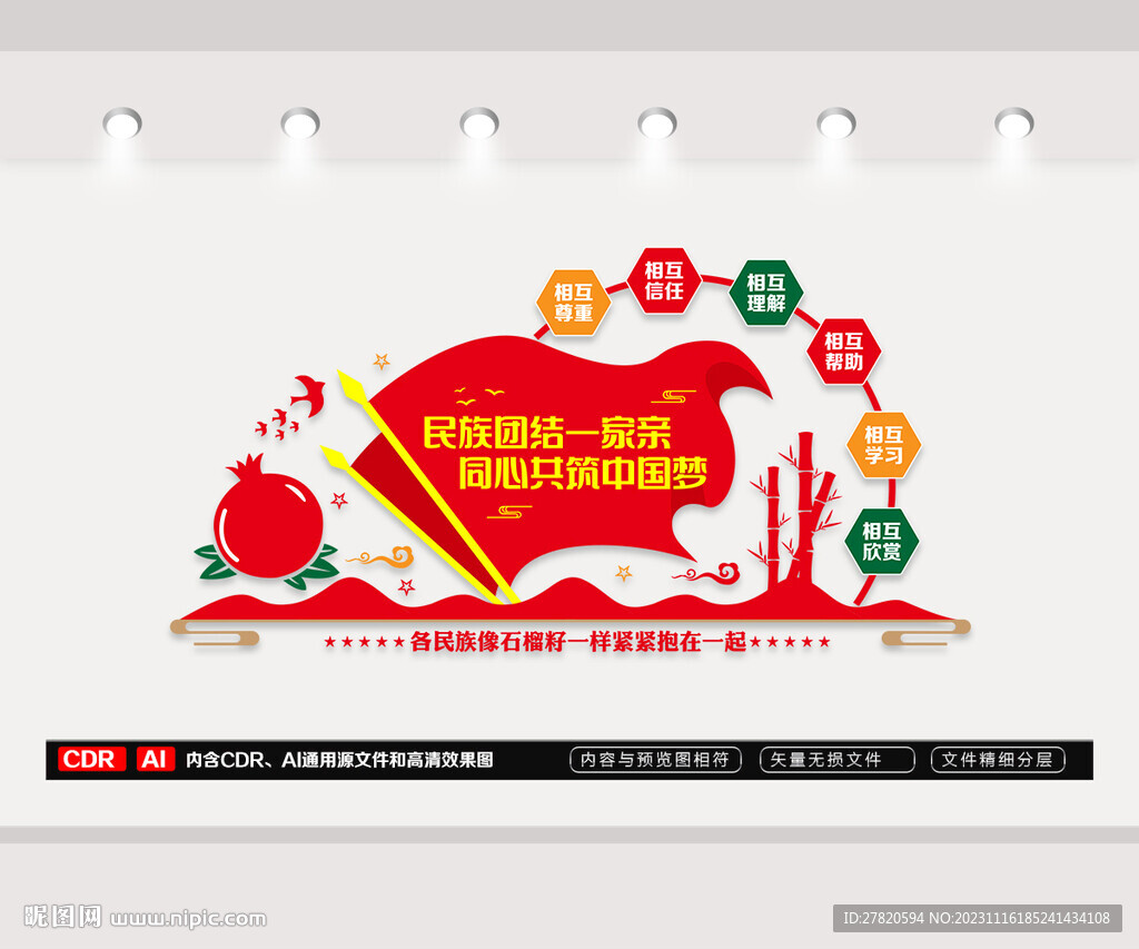民族團結文化墻
