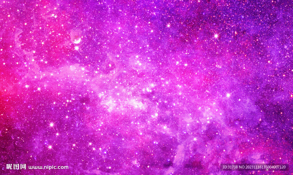 紫色星空背景圖