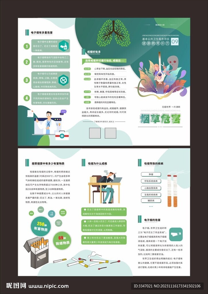 國(guó)家基本公衛(wèi)折頁(yè)之煙草危害