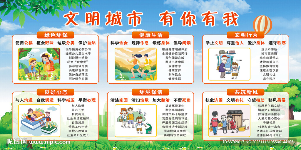 文明城市 有你有我