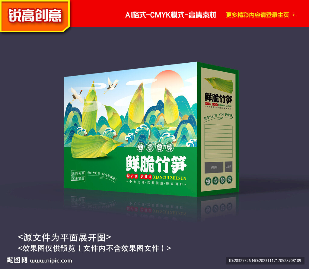 竹筍包裝 冬筍禮盒