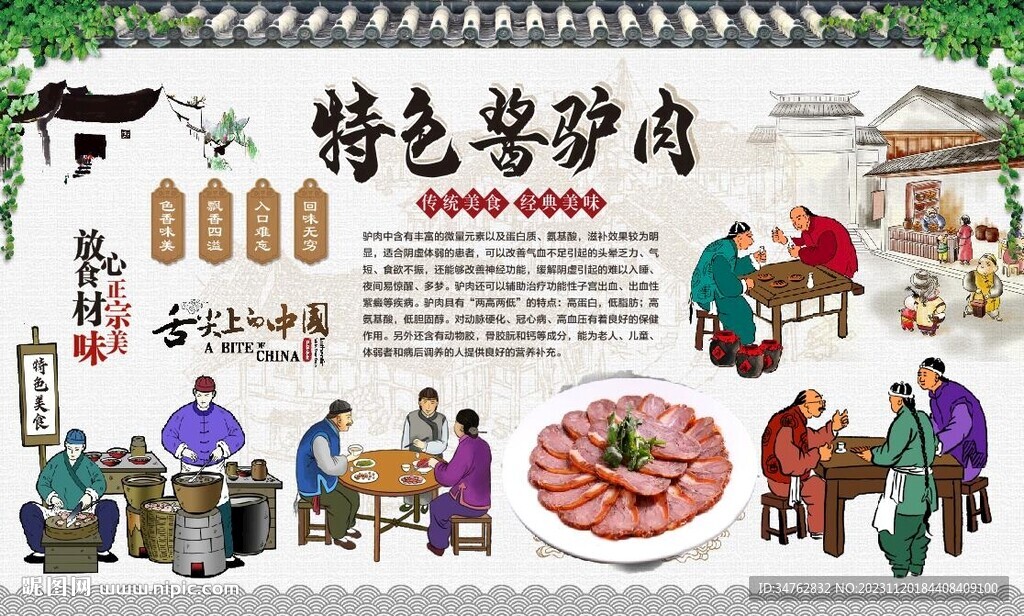 醬驢肉背景