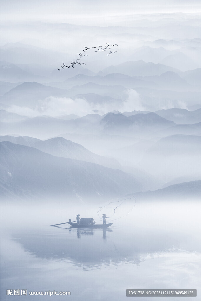 意境別墅山水畫