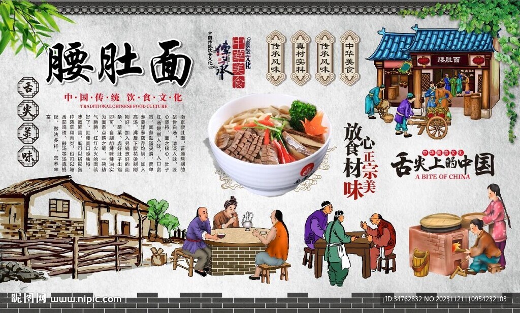 腰肚面背景