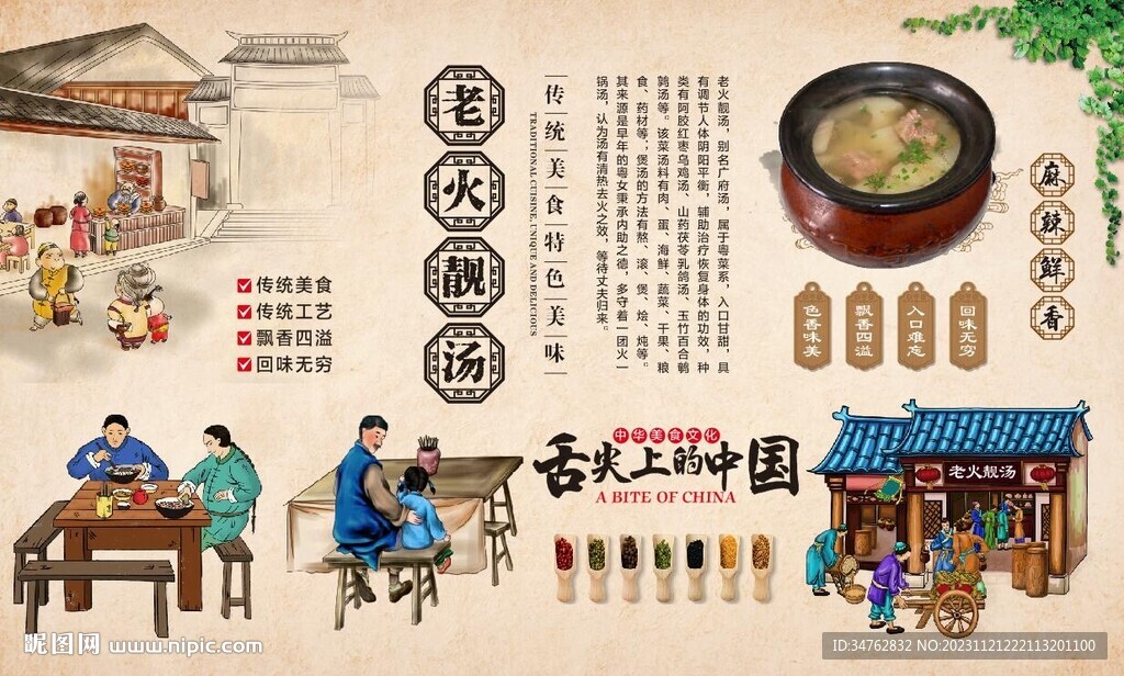 老火靚湯背景