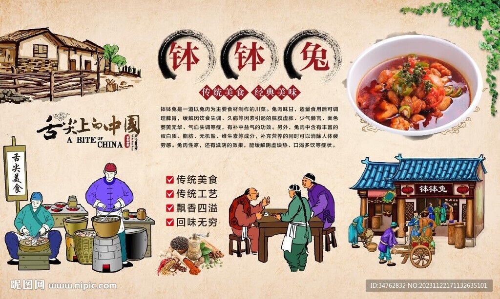 缽缽兔背景