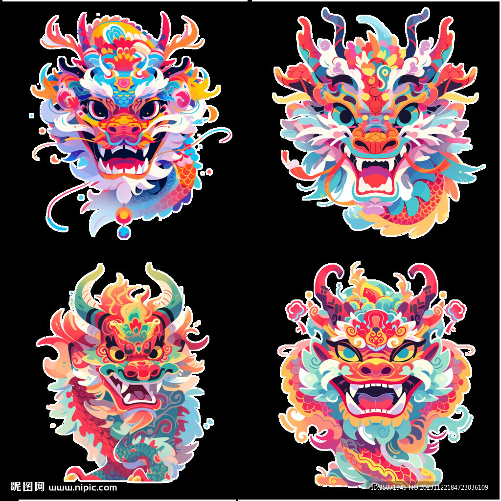 卡通龍