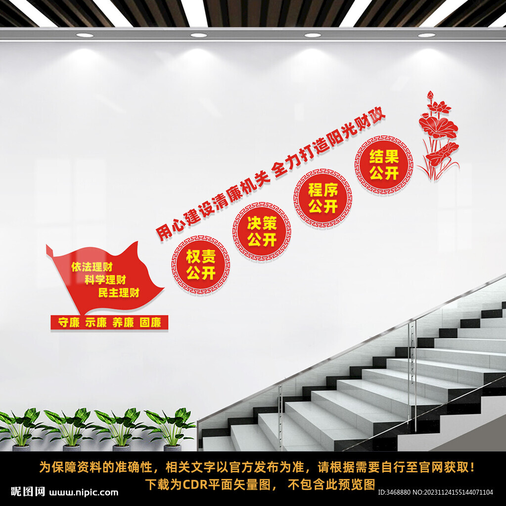財政局樓梯文化墻