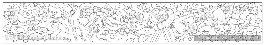 花鳥圖案